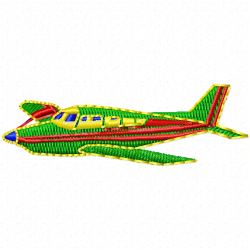 Airplanes Embroidery Design 4